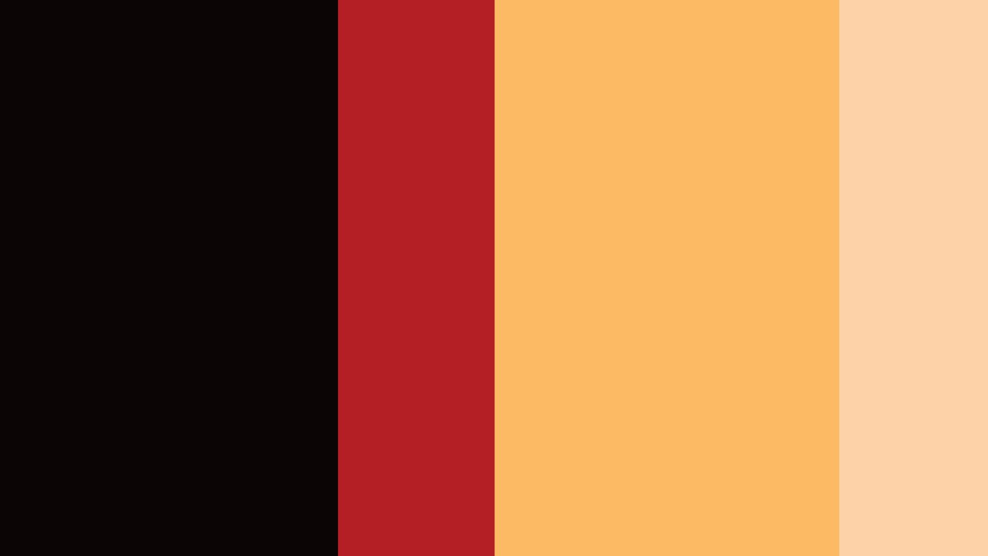 Penmark color palette of black, red and golds