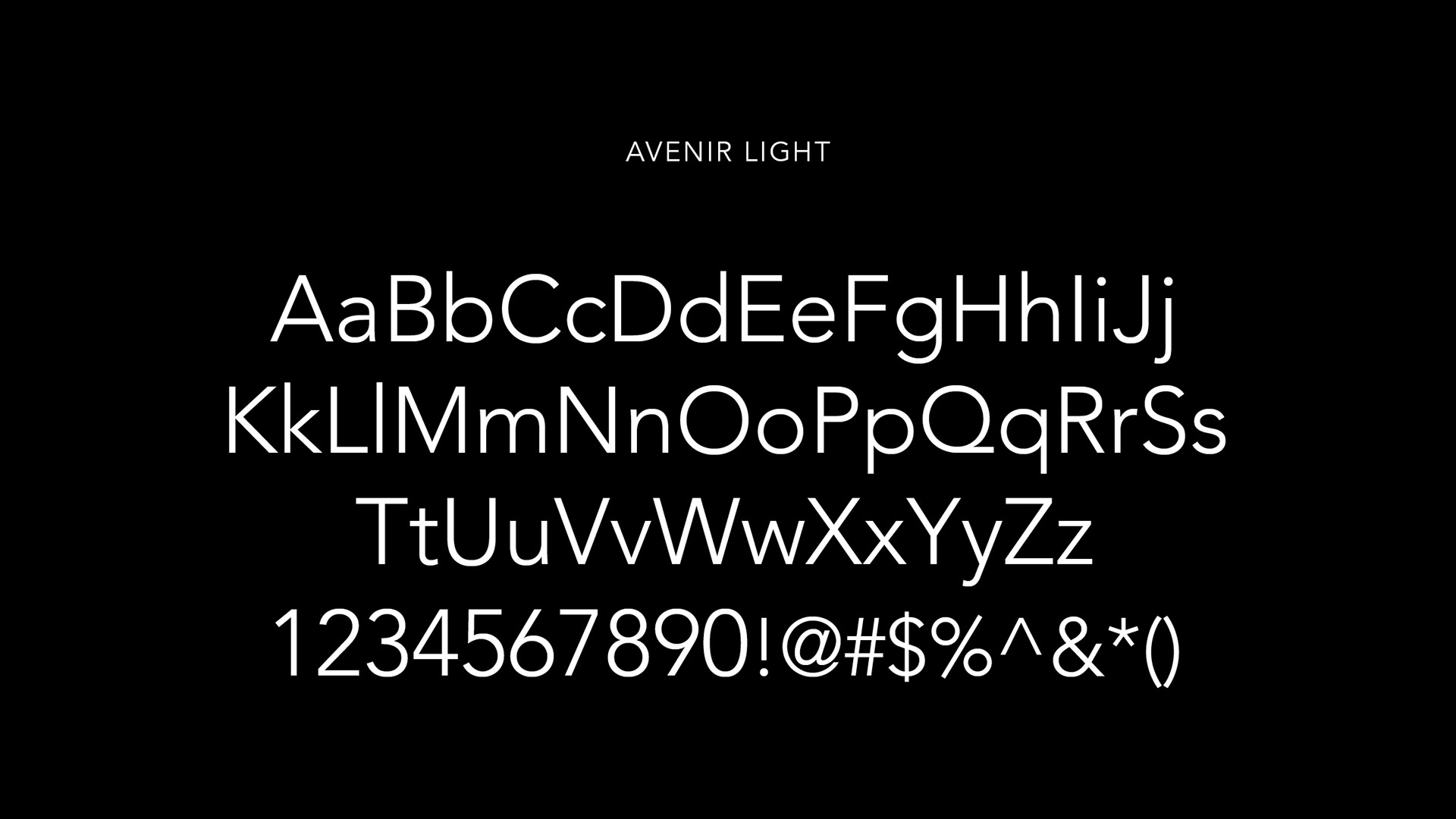 25 beacon fonts on black