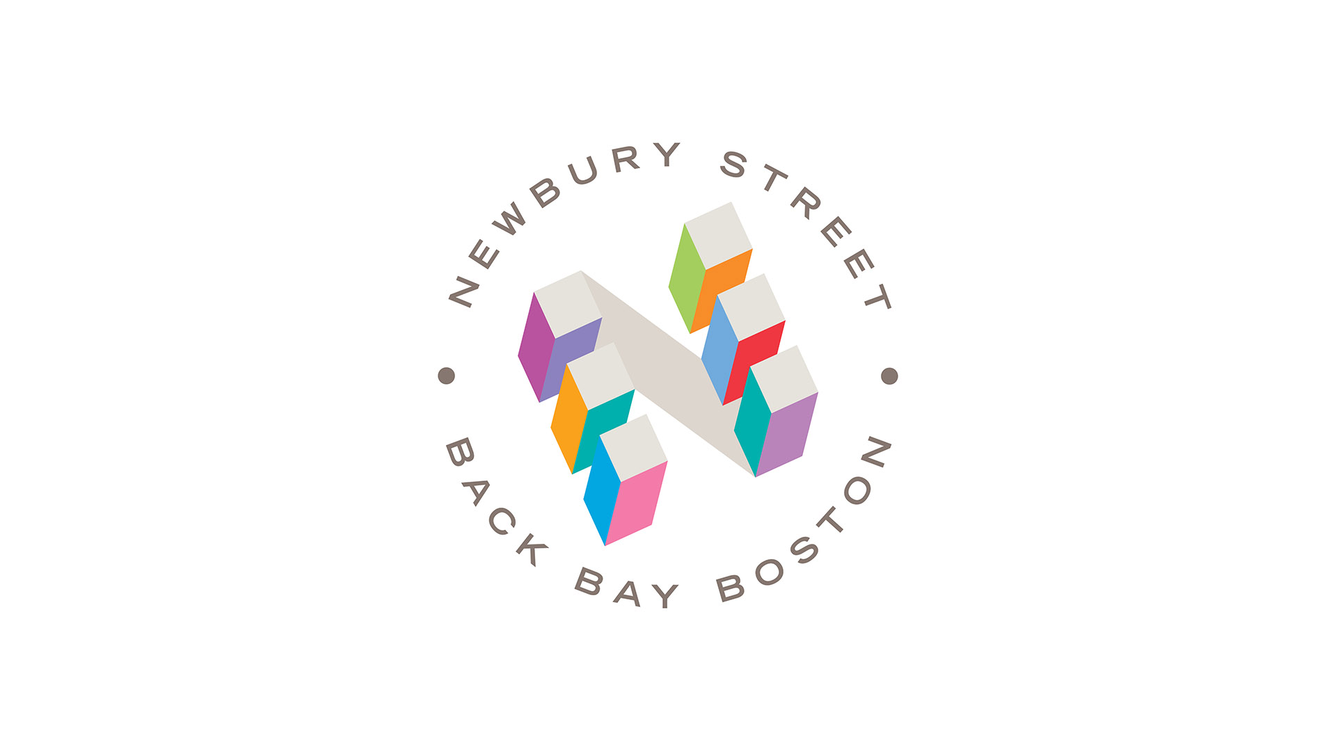 newbury street logo design boston by adams design and brenda adams