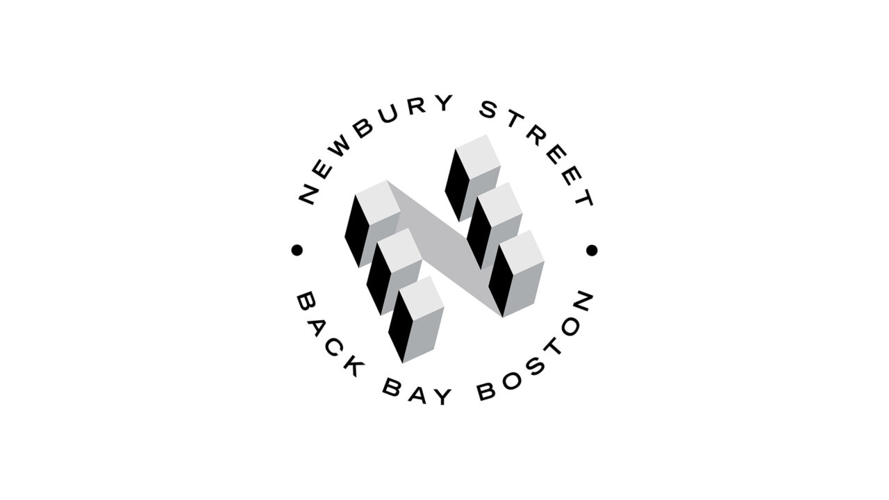 Newbury Street logo in grayscale on white