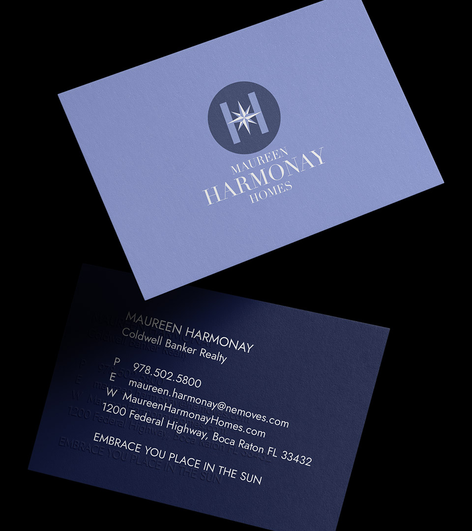 harmonay homes business cards