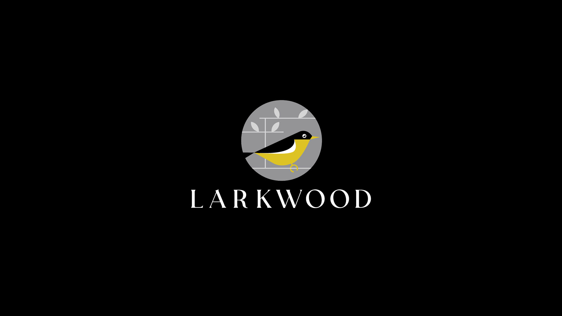 larkwood logo on black