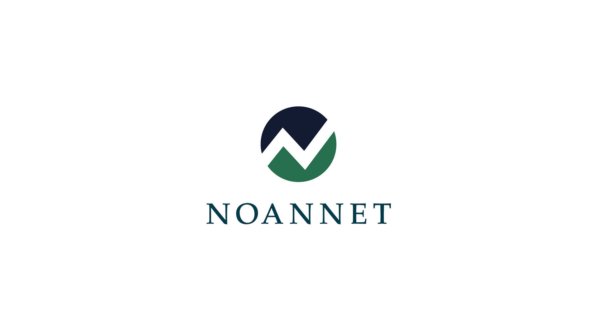 noannet logo stacked on white