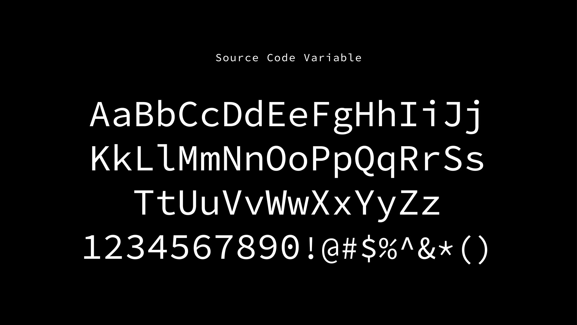 prism apartments fonts on black