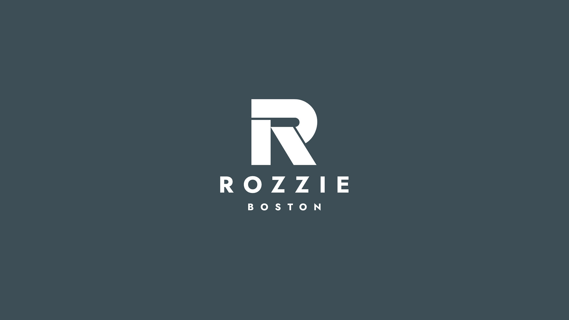 rozzie boston logo on green