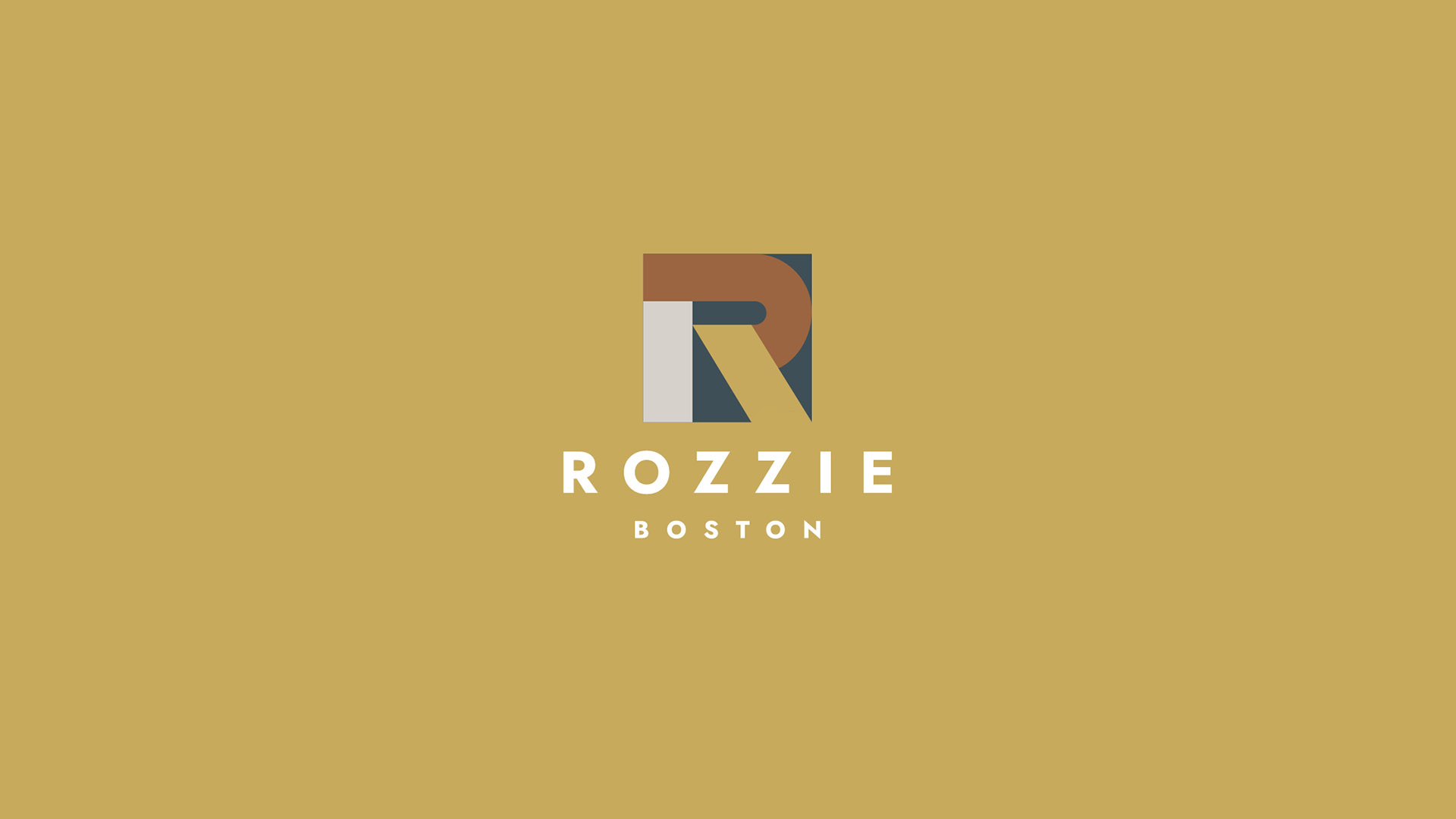 rozzie boston logo on yellow