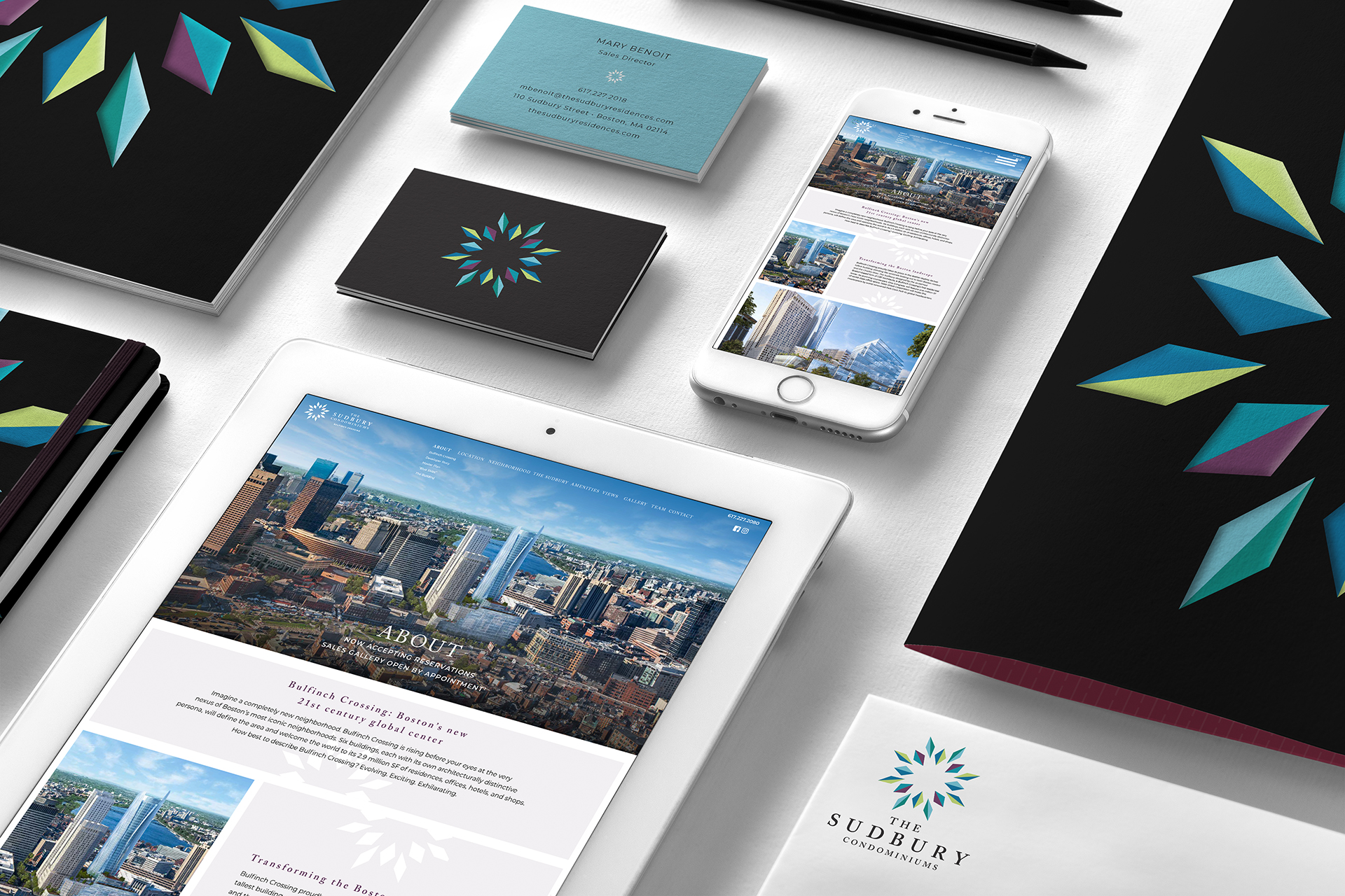 sudbury condos branding with website