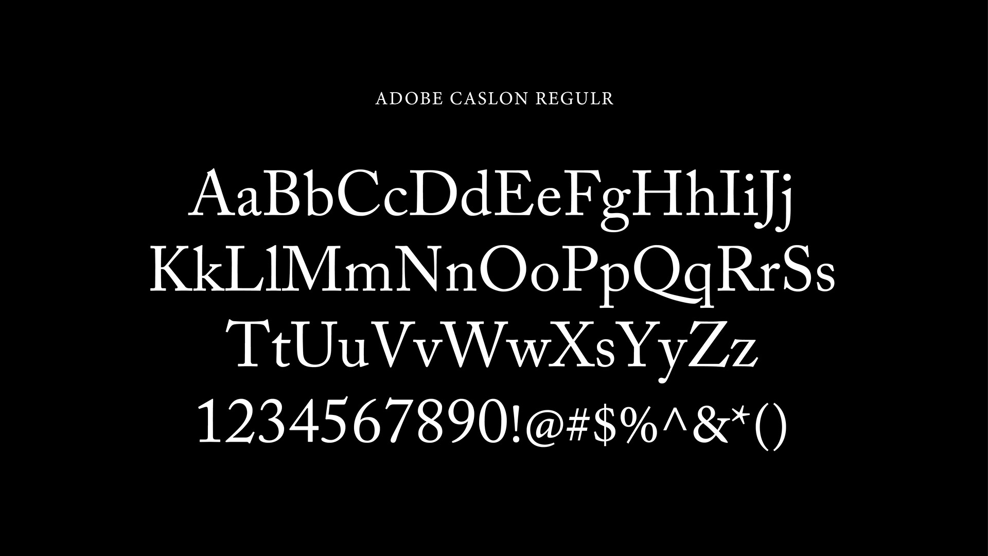 sudbury residences fonts on black